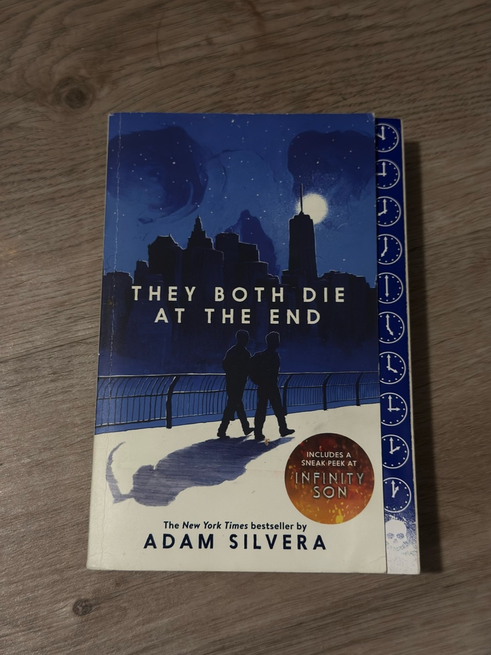 They Both Die At The End by Adam Silvera - Blue Cover